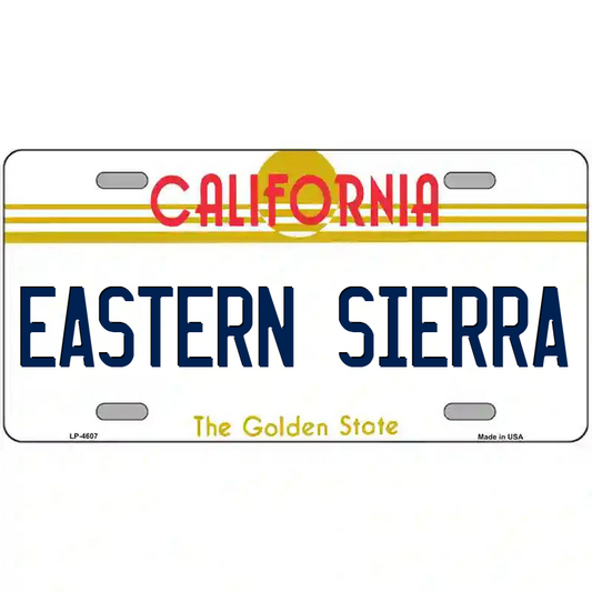 Eastern Sierra California Metal Sign