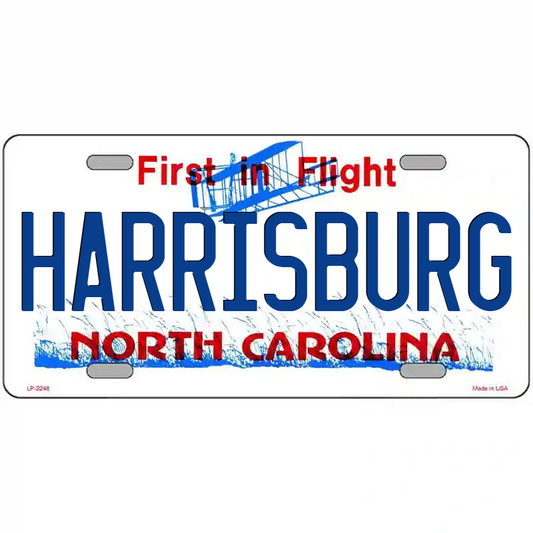 Harrisburg North Carolina Metal Sign