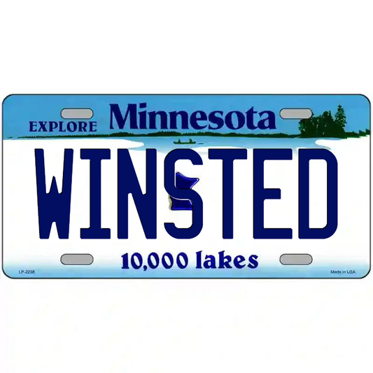 Winsted Minnesota Metal Sign