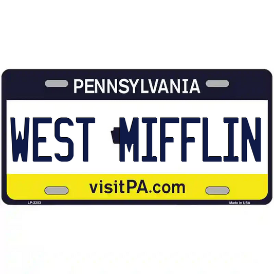 West Mifflin Pennsylvania Metal Sign
