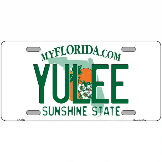 Yulee Florida Metal Sign