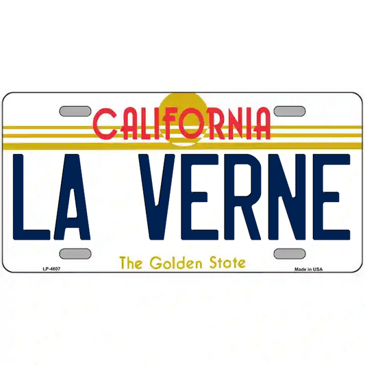 La Verne California Metal Sign
