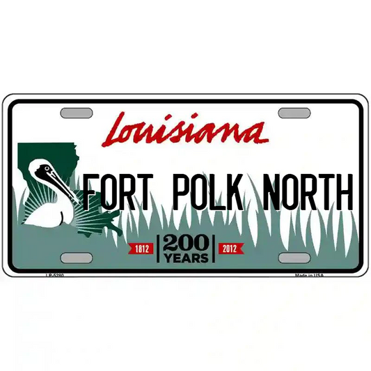 Fort Polk North Louisiana Metal Sign