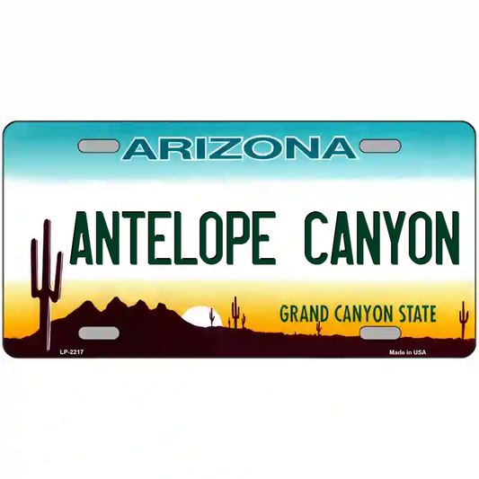 Antelope Canyon Arizona Metal Sign