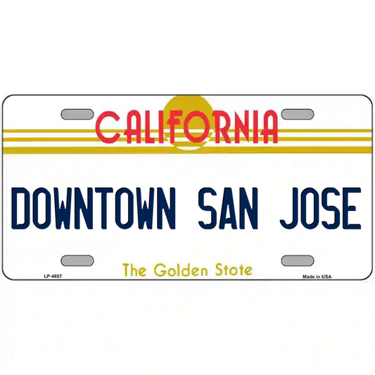Downtown San Jose California Metal Sign