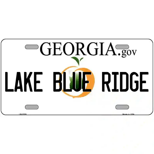 Lake Blue Ridge Georgia Metal Sign