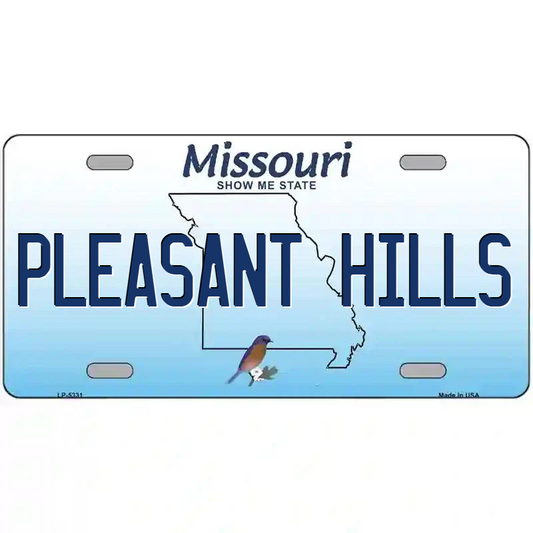 Pleasant Hills Missouri Metal Sign