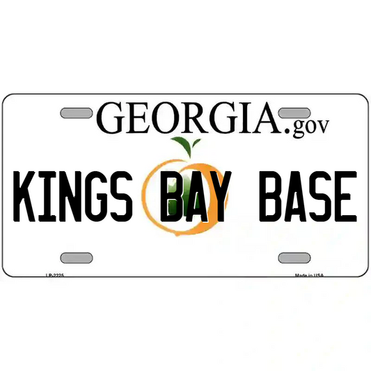 Kings Bay Base Georgia Metal Sign