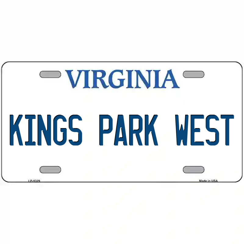 Kings Park West Virginia Metal Sign