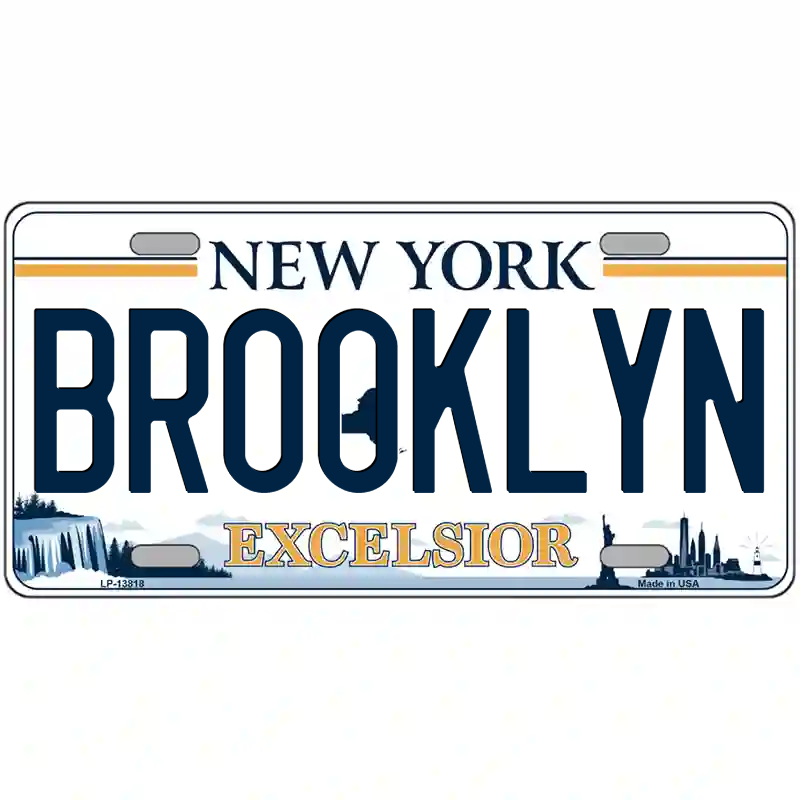 Brooklyn New York Excelsior Metal Sign