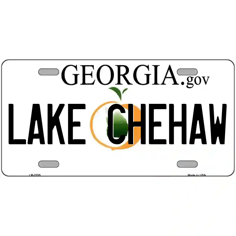 Lake Chehaw Georgia Metal Sign