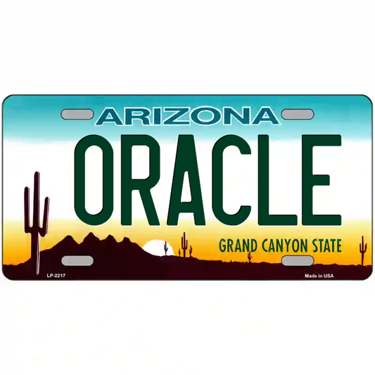 Oracle Arizona Metal Sign