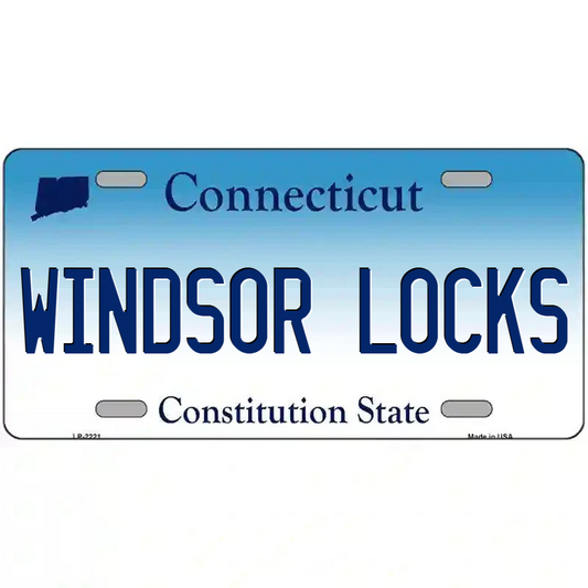 Windsor Locks Connecticut Metal Sign