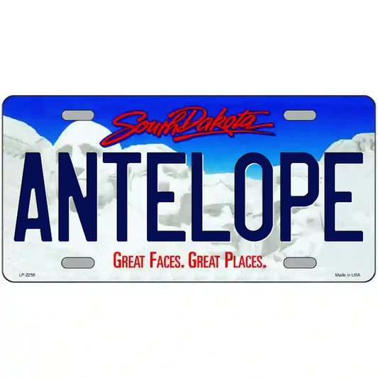 Antelope South Dakota Metal Sign