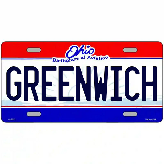 Greenwich Ohio Metal Sign