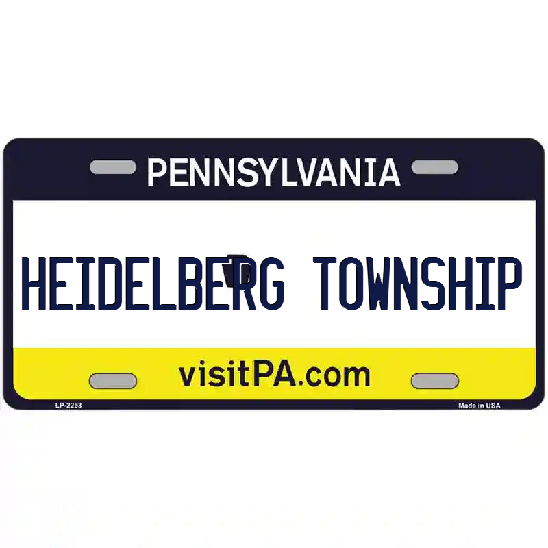 Heidelberg Township Pennsylvania Metal Sign