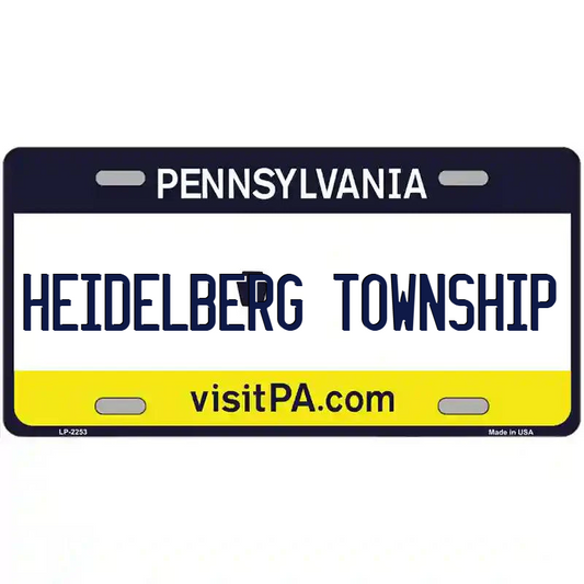 Heidelberg Township Pennsylvania Metal Sign