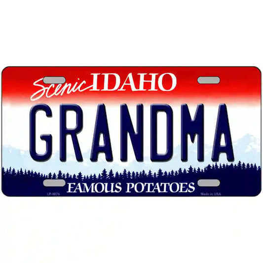 Grandma Idaho Metal Sign