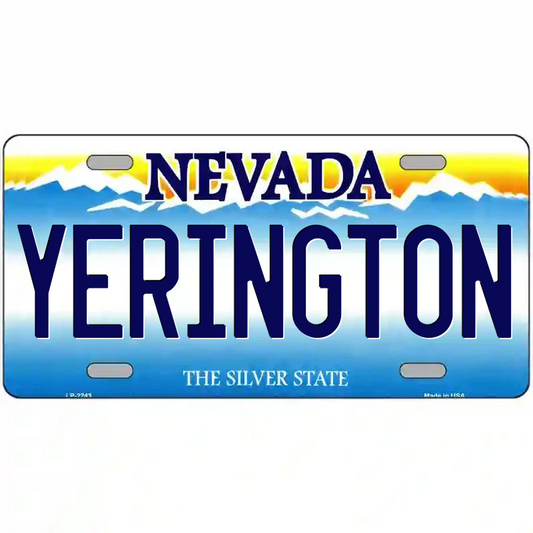 Yerington Nevada Metal Sign