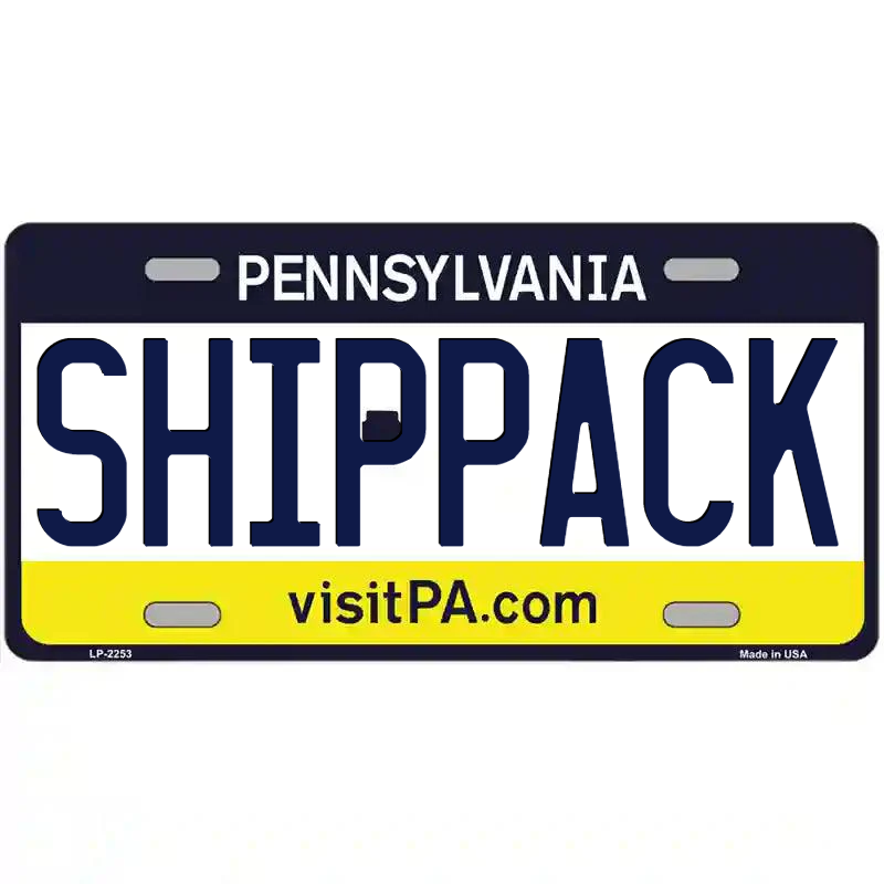 Shippack Pennsylvania Metal Sign