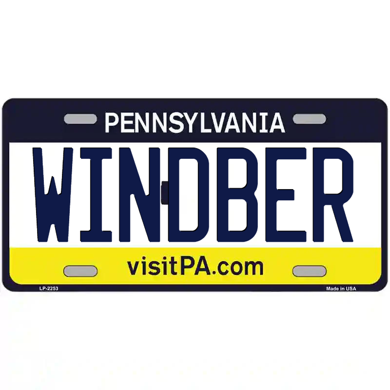 Windber Pennsylvania Metal Sign