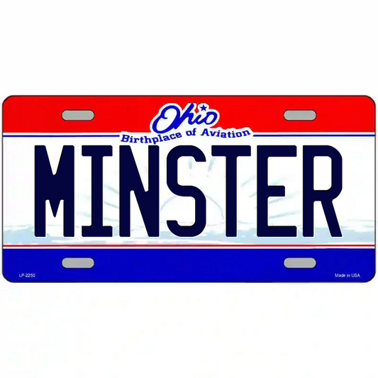 Minster Ohio Metal Sign