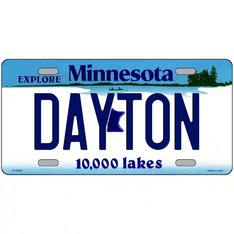 Dayton Minnesota Metal Sign