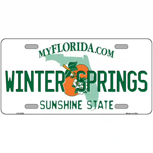 Winter Springs Florida Metal Sign