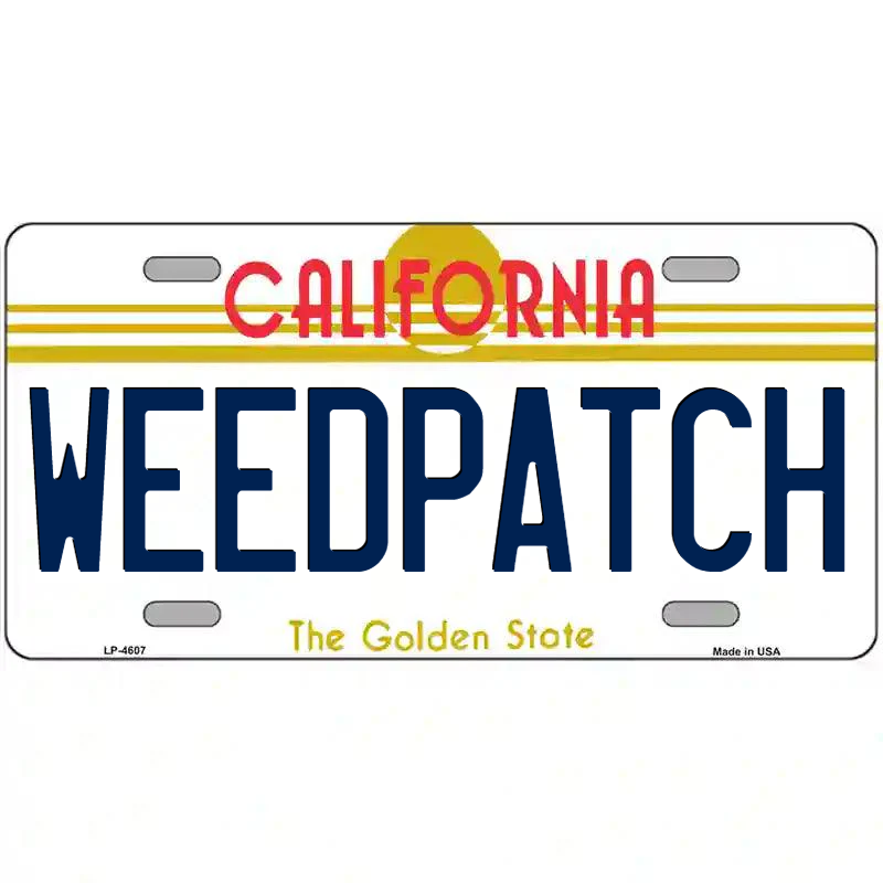Weedpatch California Metal Sign