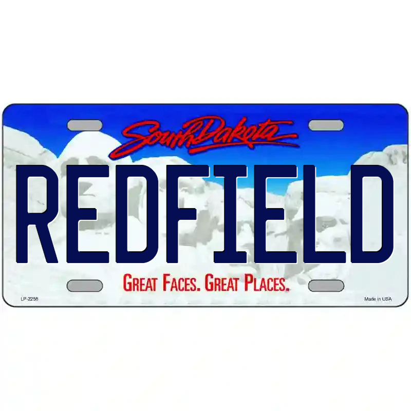 Redfield South Dakota Metal Sign