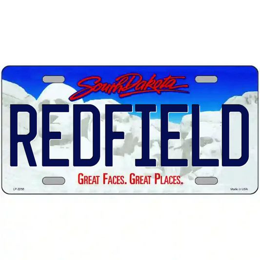 Redfield South Dakota Metal Sign
