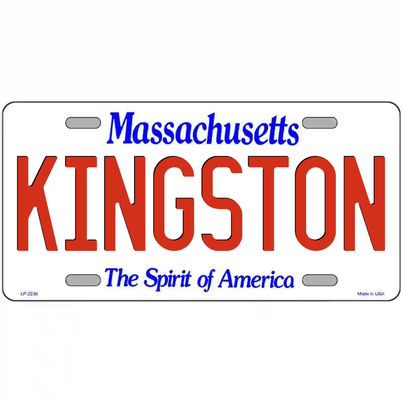 Kingston Massachusetts Metal Sign