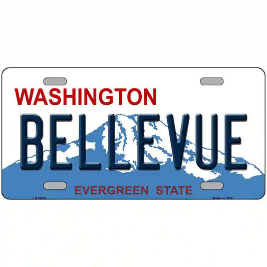 Bellevue Washington Metal Sign