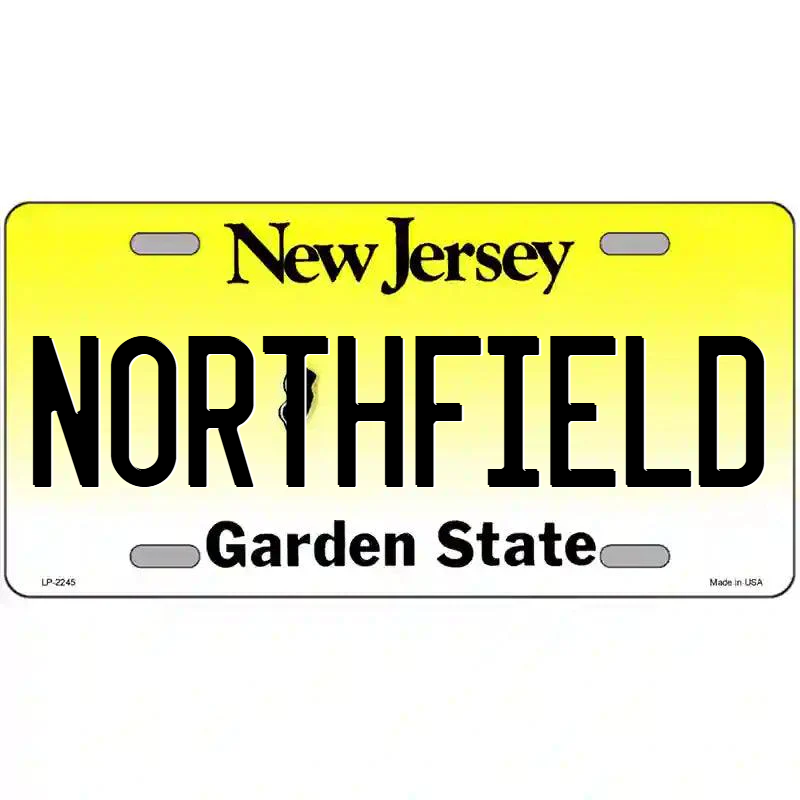 Northfield New Jersey Metal Sign
