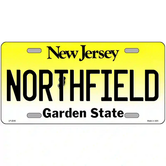 Northfield New Jersey Metal Sign