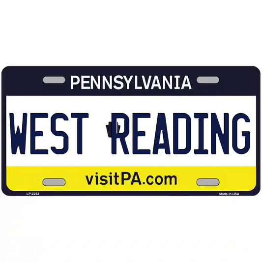 West Reading Pennsylvania Metal Sign