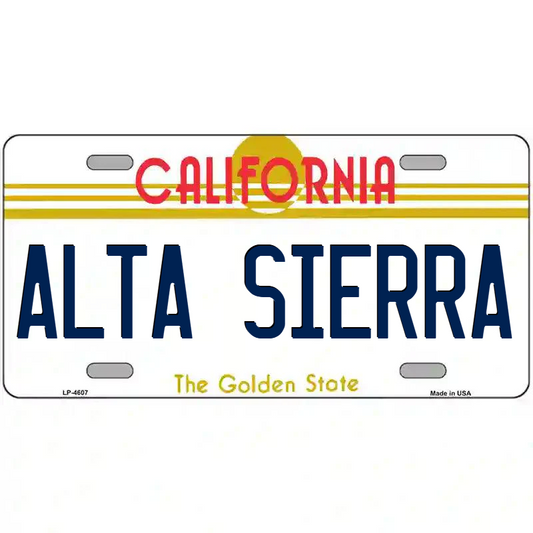 Alta Sierra California Metal Sign