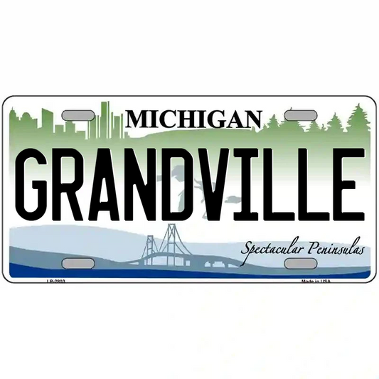 Grandville Michigan Metal Sign