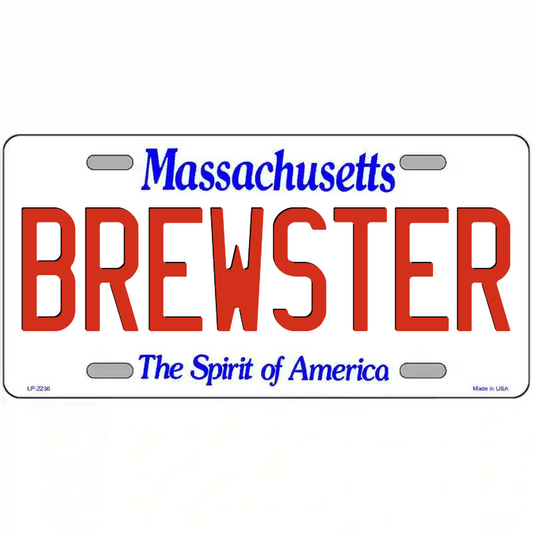 Brewster Massachusetts Metal Sign