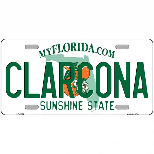 Clarcona Florida Metal Sign