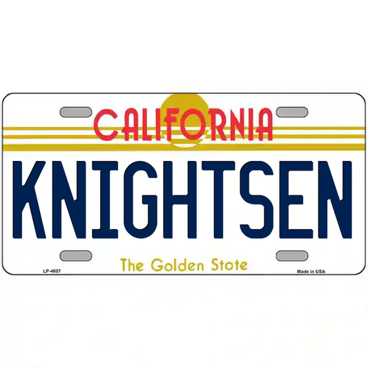 Knightsen California Metal Sign