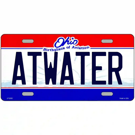 Atwater Ohio Metal Sign