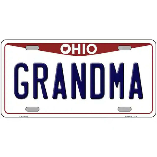 Grandma Ohio Metal Sign