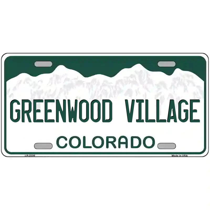 Greenwood Village Colorado Metal Sign