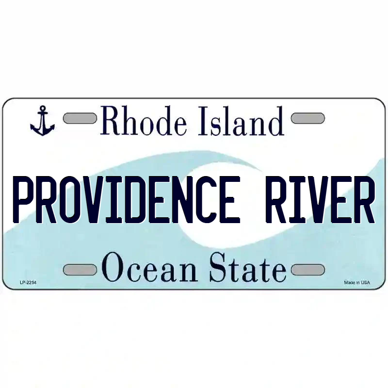 Providence River Rhode Island Metal Sign