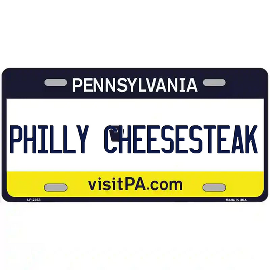 Philly Cheesesteak Pennsylvania Metal Sign