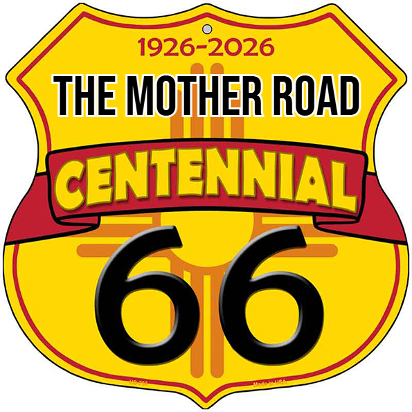 The Mother Road New Mexico Flag Route 66 Centennial Highway Shield Met