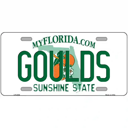 Goulds Florida Metal Sign