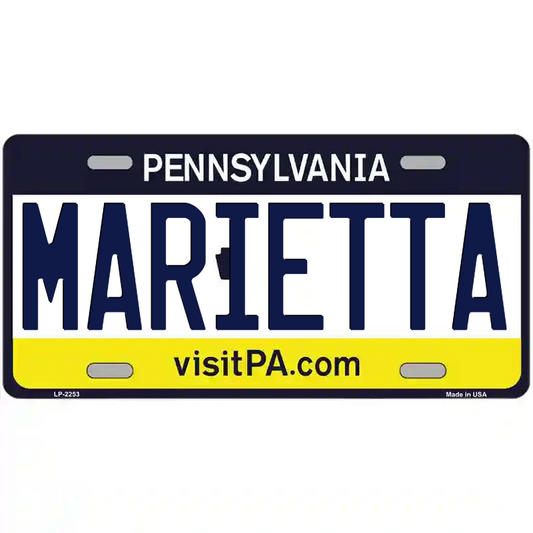 Marietta Pennsylvania Metal Sign