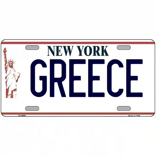 Greece New York Metal Sign